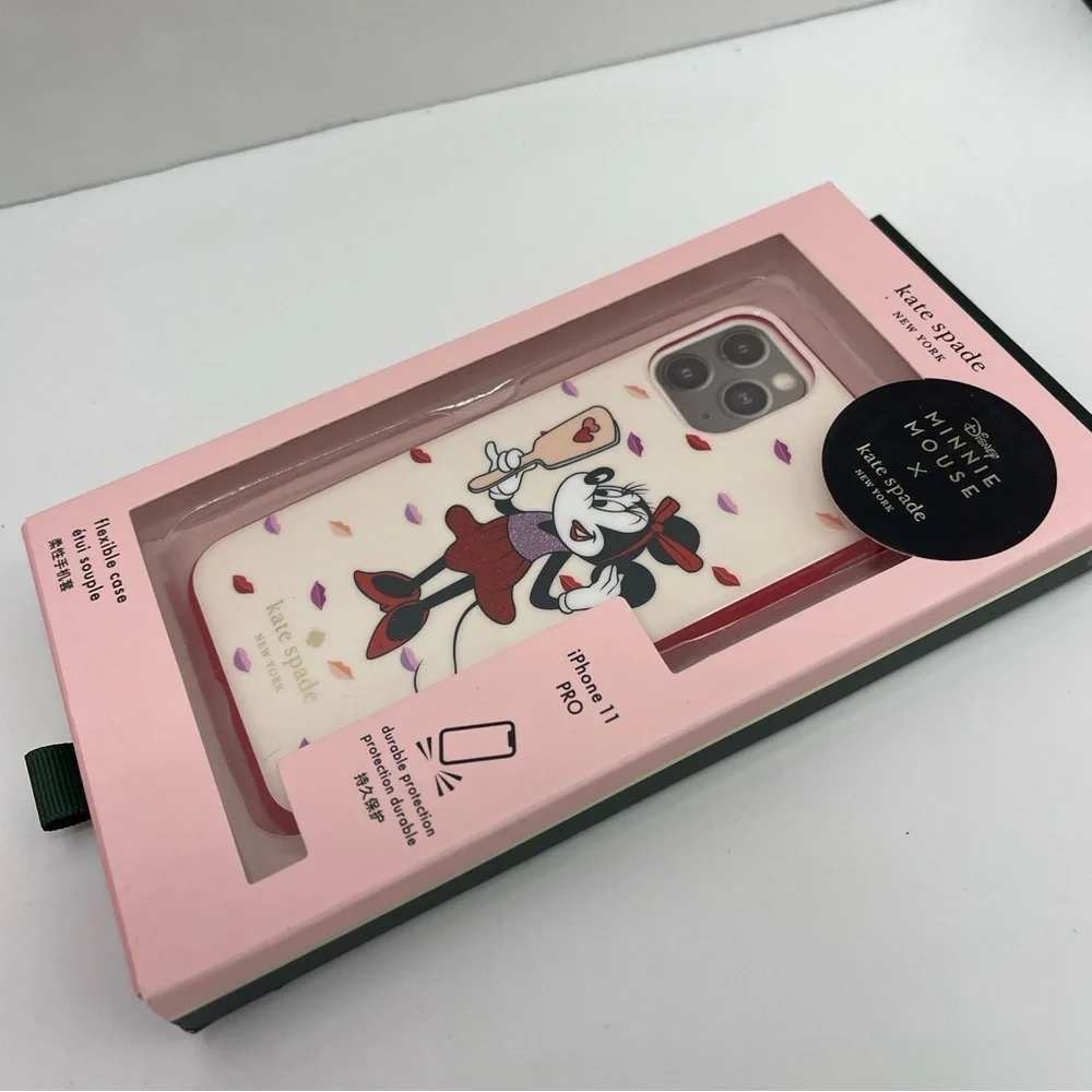 Kate Spade & Disney Minnie Mouse Iphone 11 PRO Case In Box Color Palevelmulti